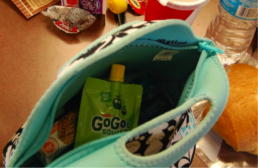 Peculiar snacks like Go-go Squeez have recently found their way into many Mercy lunchboxes.