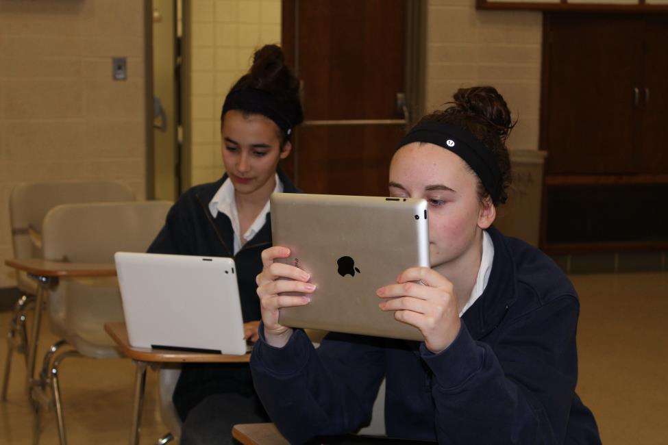 Mercy students are accostomed to using technology in and out of the classroom.  