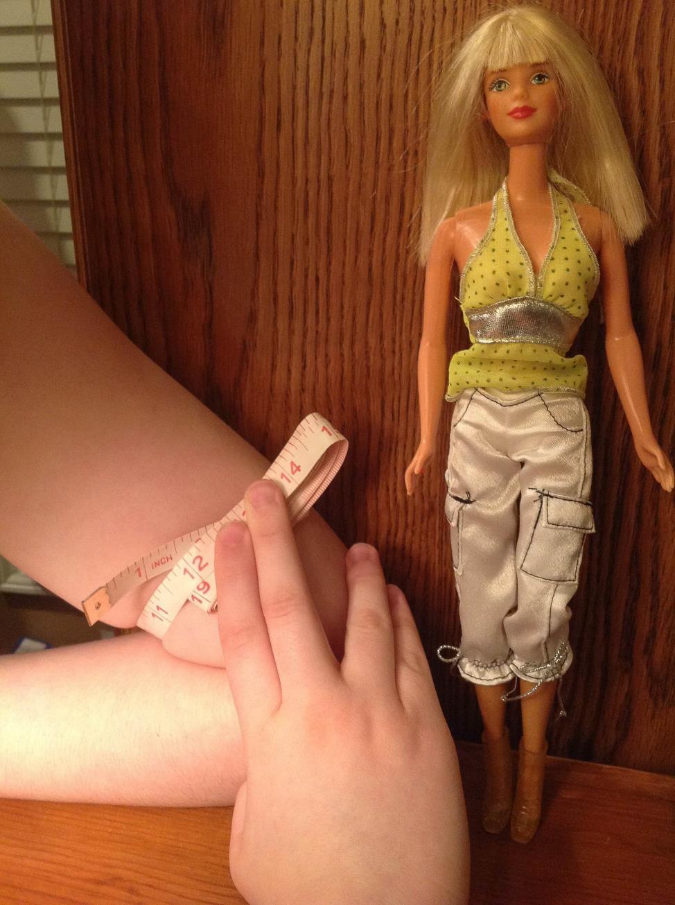 The Barbie doll, with its unrealistic proportions, has been accused of promoting harmful body-image stereotypes among girls.